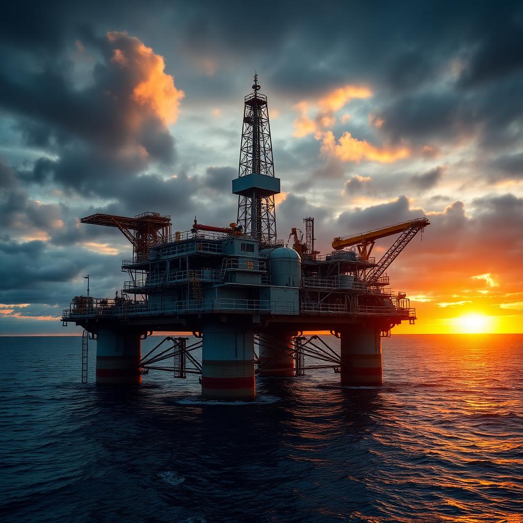 Plateforme pétrolière offshore